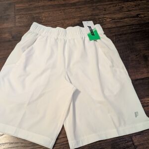 Prince White Athletic Men's Shorts Tennis Large NWT